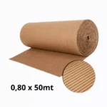 Bobina de Papelão Ondulado 0,80 x 50 metros